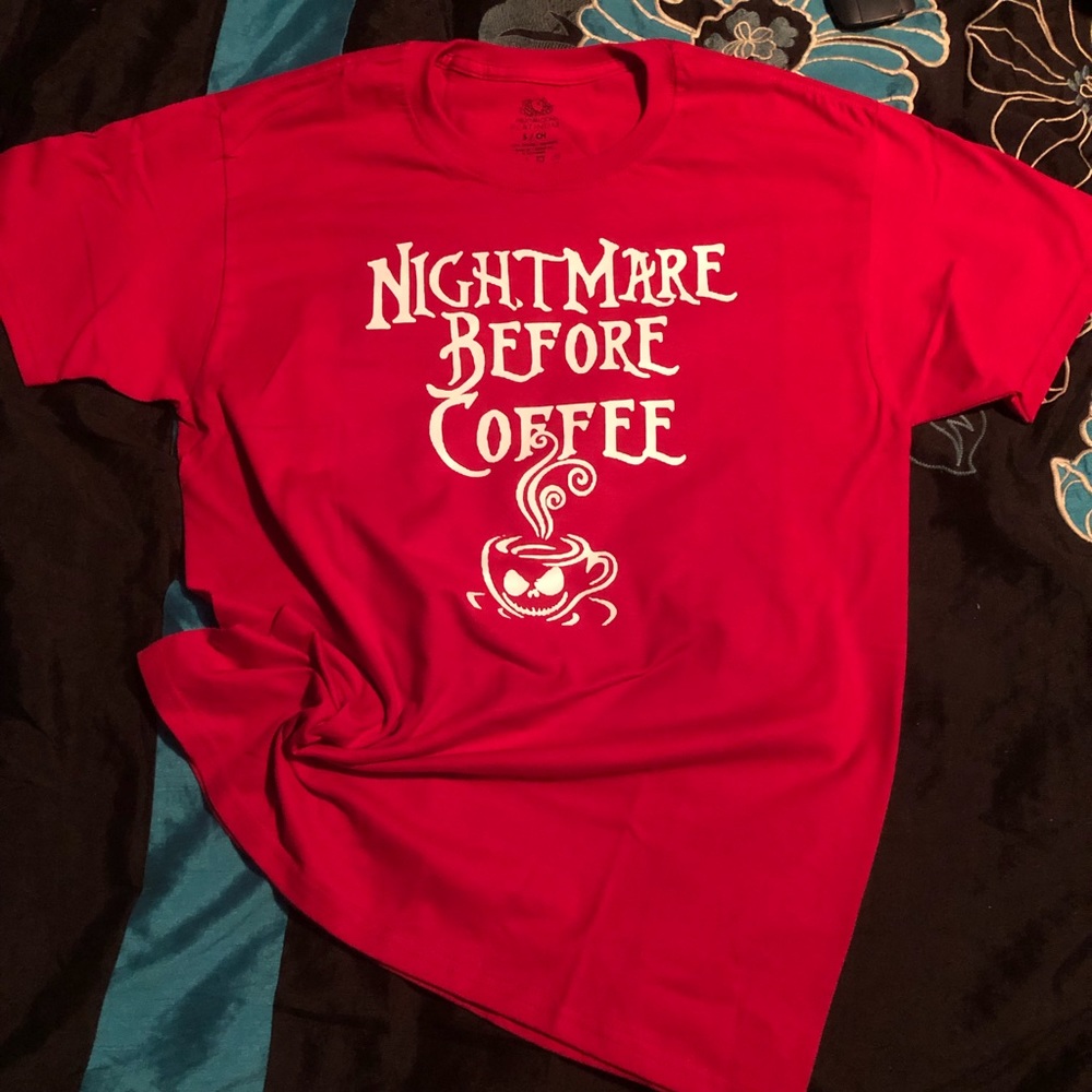 Made2order Nightmare Before Coffee ☕️ Shirt